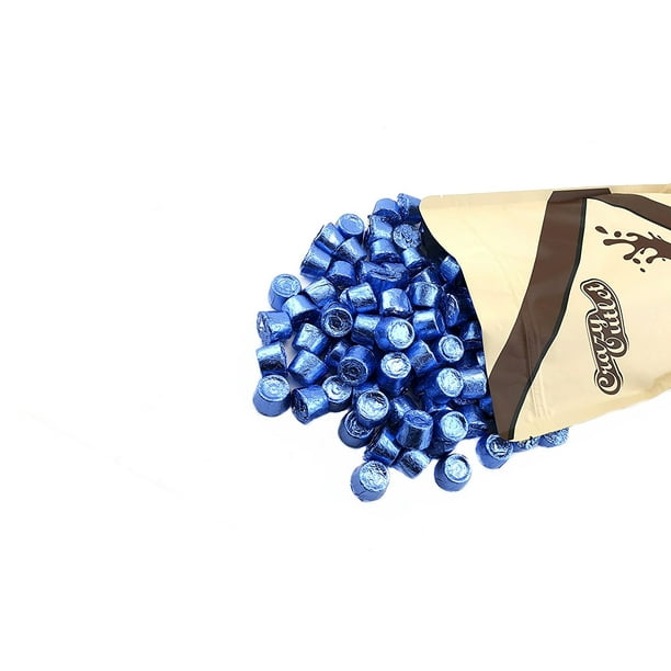 Light Blue Foil Wrap 2Lb Rolo Chewy Caramel Milk Chocolate Candy